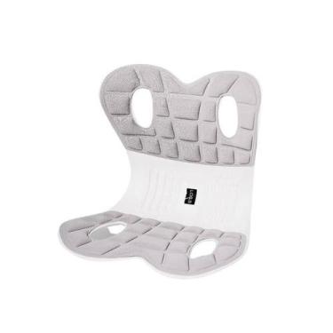 Imagem de Apoio para Lombar Cinza M Corrige a Postura com Almofada Ergonômica de