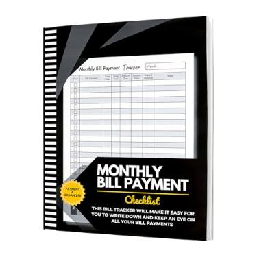 Imagem de Bill Tracker Notebook: Monthly Bill Payment Checklist with SpiralAnd Simple Binding - 8.5" x 11" 132 + Pages (Simple Bound)