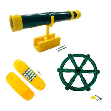 Imagem de menolana Conjunto de acessórios para playground infantil, acessórios, brinquedos de faz de conta, jogos ao ar livre, brinquedos para meninos e meninas, Verde