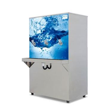 Imagem de Bebedouro Industrial Inox 100L 3 Torneiras Adesivado  Blue - BLUE BEBE