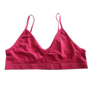 Imagem de SUTIÃ TOP LISO - MARSALA - P - 96 % POLIAMIDA 4% ELASTANO - SEM FORRO - BASIC+