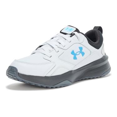 Imagem de Under Armour Tênis masculino Charged Edge, (014) Cinza halo/preto/azul éter, 10 X-Wide