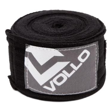 Imagem de 2X Bandagem Elastica Vollo Vfg 5 Metros 1 Par Preta X2