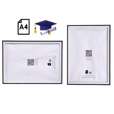 Imagem de Porta Retrato A4 Certificado Dilpoma 21x29,7 Mdf Minimalista - MultiA,