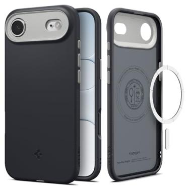 Imagem de Capa Spigen para iPhone 17 Air, Nano Pop [MagFit] projetada para Apple iPhone 17 Air - Preto Gergelim