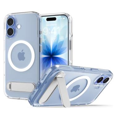 Imagem de Capa Spigen para iPhone 17, Ultra Hybrid S [MagFit] projetada para Apple iPhone 17 - Branco transparente