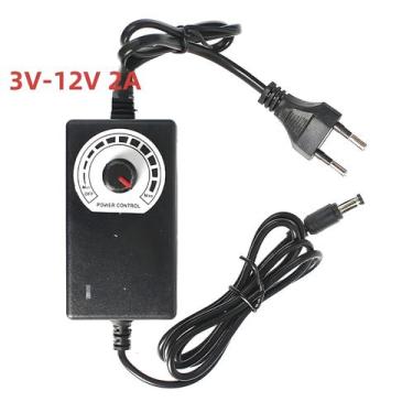 Imagem de Conversor De Fonte De Alimentação Ajustável 3V 5V 9V 12V 24V 2A Adapta