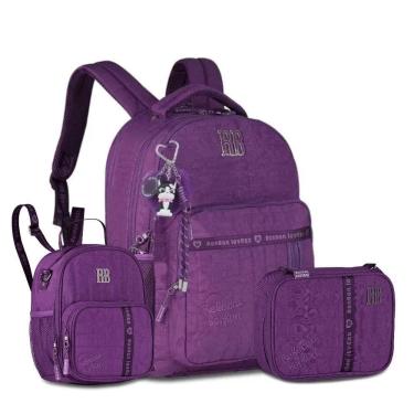 Imagem de Kit Rebeca Bonbon Mochila Com Lancheira Térmica E Estojo Box