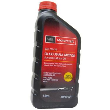 Imagem de Óleo De Motor 5W30 Motorcraft Ford Api Sl A5B5 Sintético 1LT - MB5A5W3