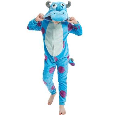 Imagem de Macacão infantil SWEETXIN Animal Cosplay Pijama Sullivan 12Y