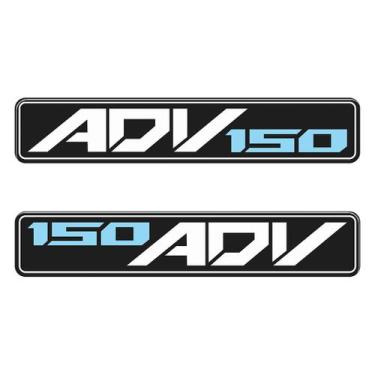 Imagem de Adesivo Compatível X-adv 150 2019 a 2021 Resinado - Protetor Tank Pad 