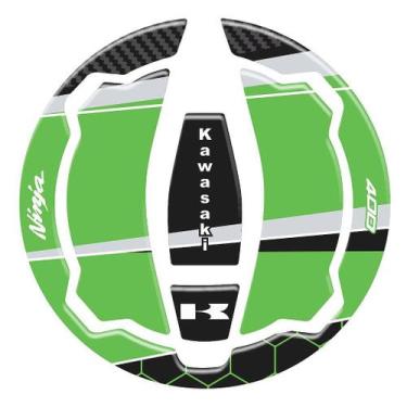 Imagem de Adesivo Ninja 400 2019-2020 Compatível com Bocal Resinado para Motocic