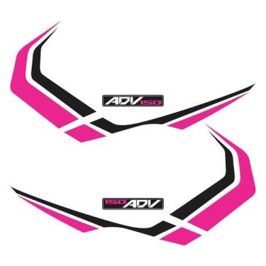 Imagem de Adesivo Lateral Compatível X-adv 150 2019 a 2021 - Laminado e Resisten