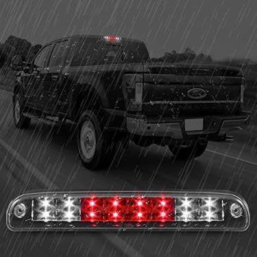 Imagem de Luz de parada de 3ª montagem alta compatível com Ford Super Duty/Ranger/Mazda B-Series 1999-2016 terceiro centro de carga traseira traseira barra de luz de freio de LED duas fileiras (moke)