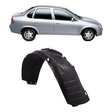 Imagem de Compatível com Corsa Classic 10/14 para-barro dianteiro direito peça automotiva de proteção contra sujeira e detritos com encaixe ajustado e durabilidade confiável