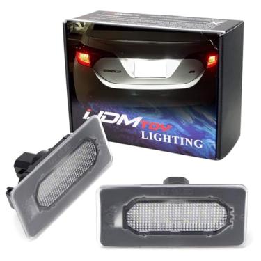 Imagem de iJDMTOY Kit de luz de placa de licença de LED 3W compatível com Toyota Corolla 2014-2018, alimentado por LED branco xenon 18-SMD