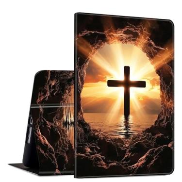 Imagem de Capa para iPad Air de 13 polegadas M2 (2024) para iPad Pro de 12,9 polegadas (2022/2021/2020, 6ª/5ª/4ª geração) capa fina de couro PU com visualização múltipla com suporte inteligente para despertar