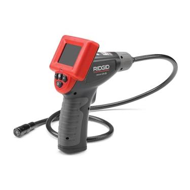 Imagem de RIDGID Câmera de inspeção portátil 40043 Micro CA-25 com cabo de 1,2 m, boroscópio, vermelho