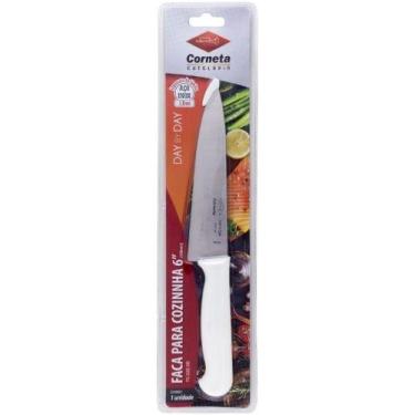 Imagem de Faca Para Cozinha Corneta 6 Pol Day By Day Aço Inox 15,2 Cm