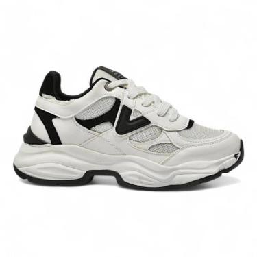 Imagem de Tênis Casual Via Marte 158-023 Feminino, 37, Preto multi