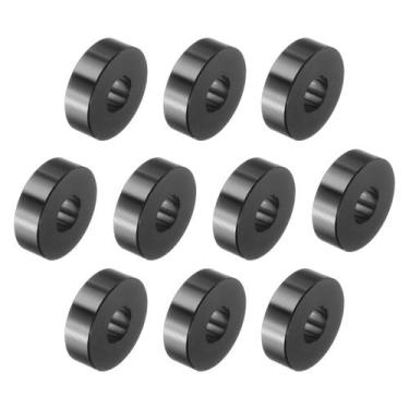 Imagem de Espaçador de metal uxcell 10 peças de alumínio 9,5 mm x 25,4 mm x 7,9 