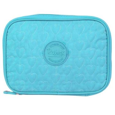 Imagem de Estojo Box Rabisk Colors Impermeável c/ Porta Lápis - RK4106 - BRW, Ve