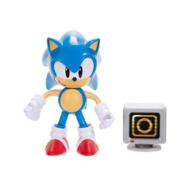 Imagem de Boneco articulado sonic the hedgehog com caixa de anel - sunny 004554