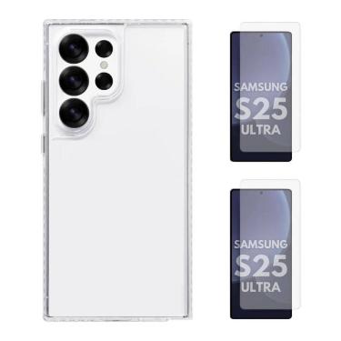 Imagem de Capa Capinha Silicone + 2 Películas Vidro Samsung S25 Ultra