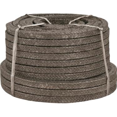 Imagem de Gaxeta quadrada grafitada 1/2" 22m 4,9kg p/ vedação Vonder