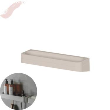 Imagem de Prateleira de Parede Horizontal Ou Linha Eleve, Creme