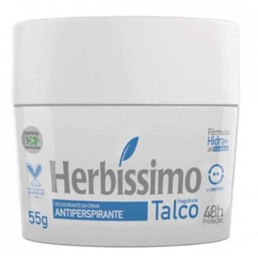 Imagem de Desodorante em Creme Talco 55g - Herbíssimo