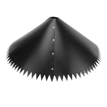 Imagem de RiToEasysports Defletor de Esquilo, Construção Em PVC e Aço Inoxidável, Mecanismo Giratório Com Pontas, para Comedouros e Casas de Pássaros Ao Ar Livre