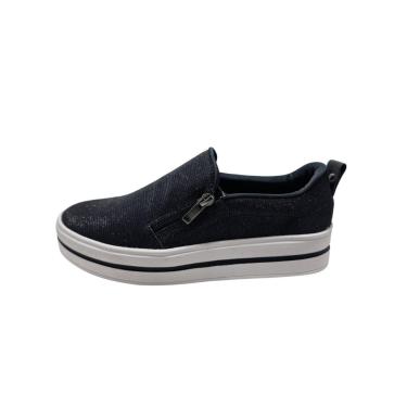 Imagem de Tenis Quiz Slip on Flatform Lurex Glam 64-1791-17-Feminino