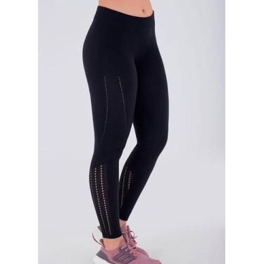 Imagem de Calça Legging Feminina Raschel Energy Lupo - Ref. 71752, Preto, GG