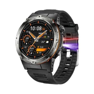 Imagem de Relógio Inteligente Masculino Com Tela AMOLED HD, Chamadas NFC BT, À P