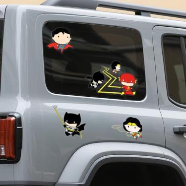 Imagem de Adesivos de carro de super-heróis oficialmente licenciados – Decalques de vinil à prova d'água para carro, motocicleta, laptop, garrafa de água, skate, capacete – Design legal de ação e aventura para