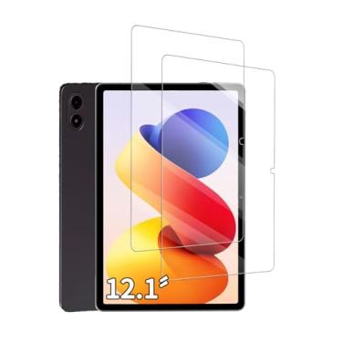 Imagem de FJIASTB Protetor de tela para tablet REDMI Pad 2 Pro 12,1 polegadas 2025, filme de vidro temperado 9H antiarranhões fácil de instalar, sem bolhas, pacote com 2