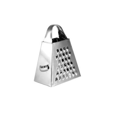 Imagem de Mini Ralador 4 Faces Em Aço Inox Com Alça Luxo 8,5 Cm