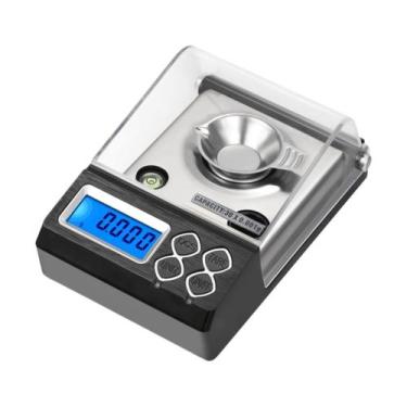 Imagem de Balança de joias digital portátil 50g/0,001 g com calibração W - Yiwei