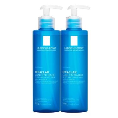 Imagem de Kit 2 Gel de Limpeza Facial Effaclar Concentrado La Roche-Posay 300g