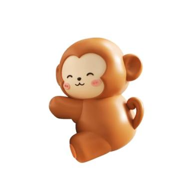 Imagem de AWNR Monkey Figurines, Statues for Home Decor, Cute Resin Animal Decor for Shelf, Bookshelf, Bedroom, Desk, Living Room, Office, Coffee Table