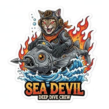 Imagem de Adesivo Decorativo para Carro e Moto, Modelo Gatinho (Adesivo65)