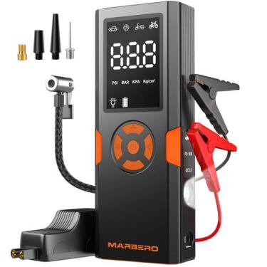 Imagem de Acionador de partida portátil para carro MARBERO 4500A 12V com compres