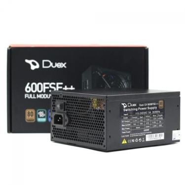 Imagem de Fonte Duex 600FSE++, 600W, 80 Plus Bronze, Full Modular