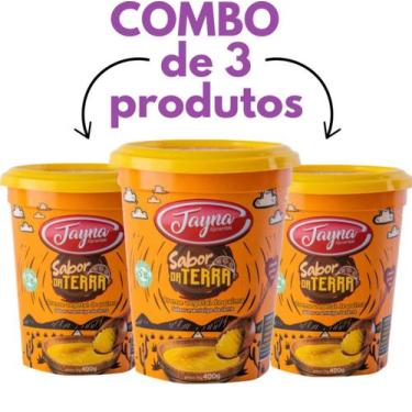 Imagem de Manteiga de palma tradicional 500g - kit 3 - JAYNA ALIMENTOS, KIT 3UND