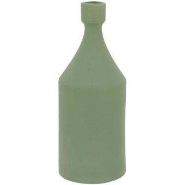 Imagem de Emma Garrafa Decorativa 23X9X9Cm Cerâmica Verde