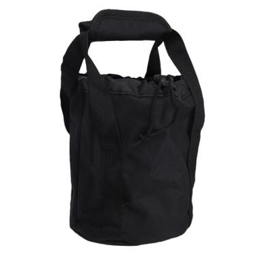 Imagem de Diydeg Bolsa portátil para uma bola, saco de arremesso de peso resistente 2,7 a 7,3 kg com alça confortável e almofada de espuma, tecido Oxford impermeável para treinamento atletismo
