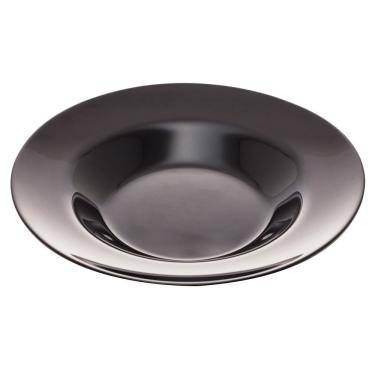 Imagem de Prato Fundo de Vidro Opalino Preto para Risoto/Massas Diwali 28cm Luminarc