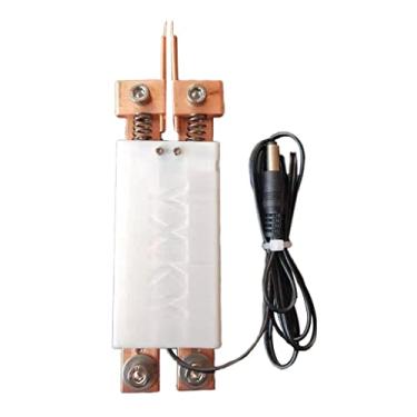 Imagem de barenx Caneta de solda por pontos integrada Interruptor automático 18650 Metal funcional - Branco