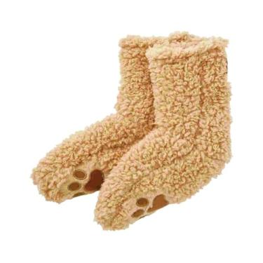 Imagem de Neko Friend Meias para quarto, Marrom, 34